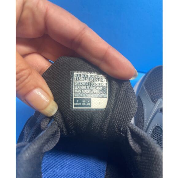 SKECHERS Go Run Air Cooled Goga Mat Men Athletic Shoes Charcoal Blue Size 11.5 - Picture 9 of 10